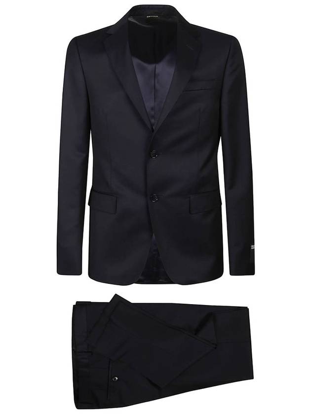 Z Zegna 싱글 브레스티드 테일러드 수트