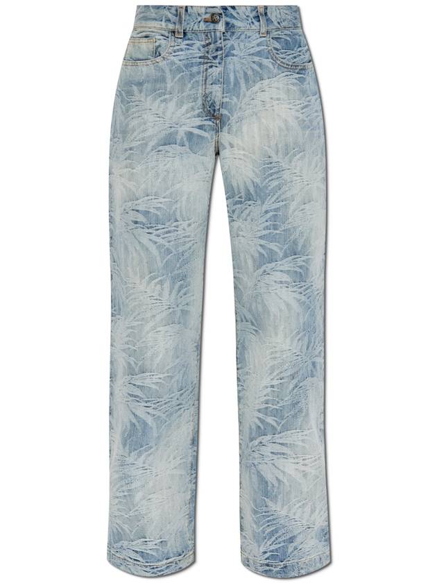 Palm Angels Jeans With Straight Legs  Women's  Blue