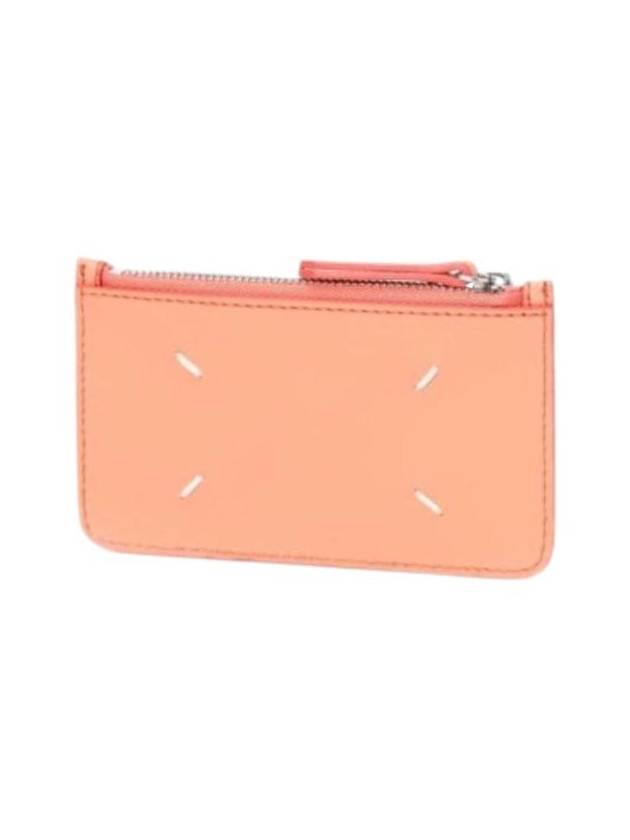 메종 마르지엘라 보빈 레더 지퍼 카드 홀더 마이크로 멜론 SA1VX0008P4745T4176