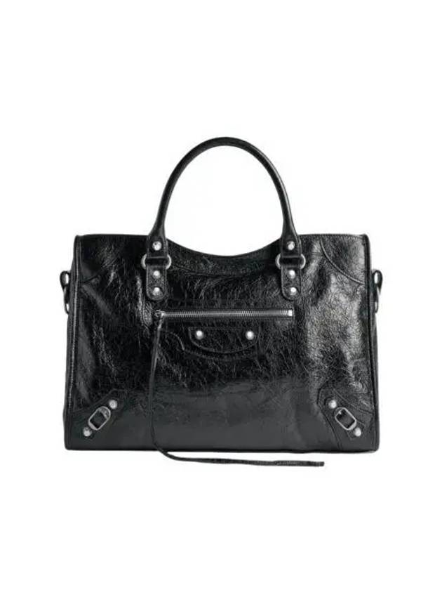 발렌시아가 르 시티 미디움 백 블랙 Balenciaga Le City Medium Bag Black