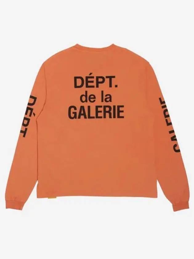 갤러리 디파트먼트 프렌치 컬랙터 롱슬리브 티셔츠 오렌지 Gallery Dept. French Collector LS T Shirt Orange