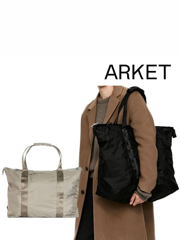 아르켓 가방 남성 48Hour 여행 토트백 블랙 베이지