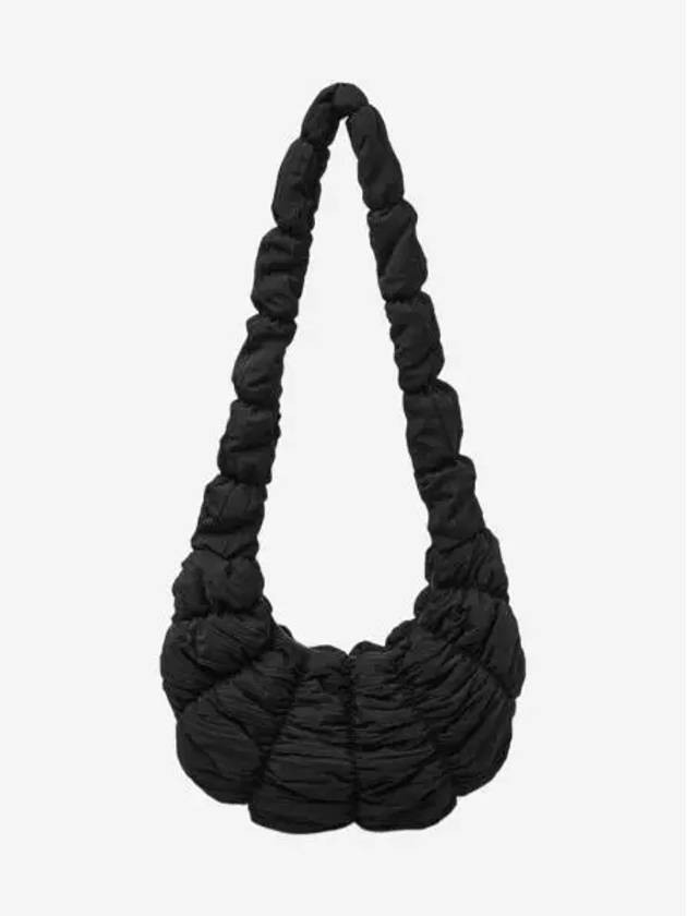 코스 리플 크로스바디백 블랙 COS Ripple Crossbody Bag Black