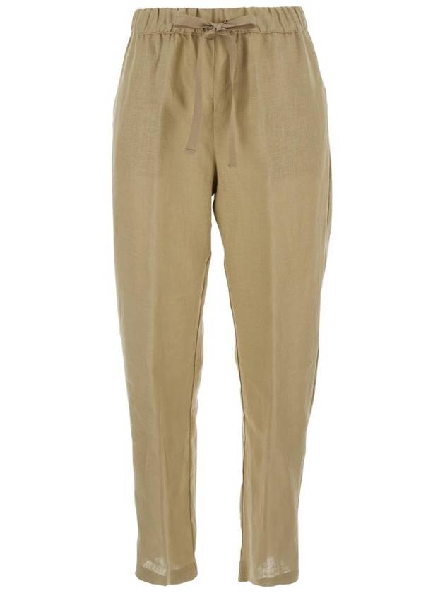 SEMICOUTURE S5SN41R940 리넨 버디 팬츠