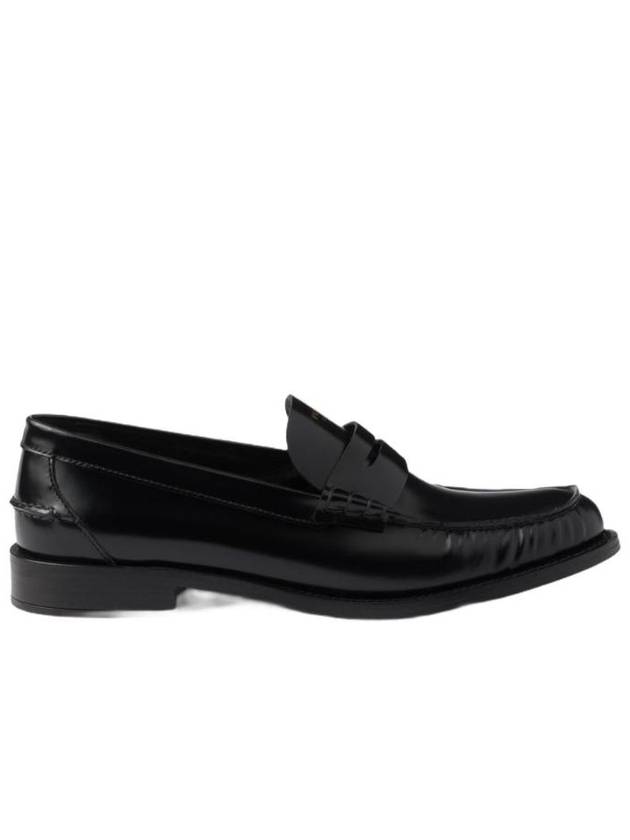 프라다 브러쉬드 레더 로퍼 블랙 1D199O P39 F0002