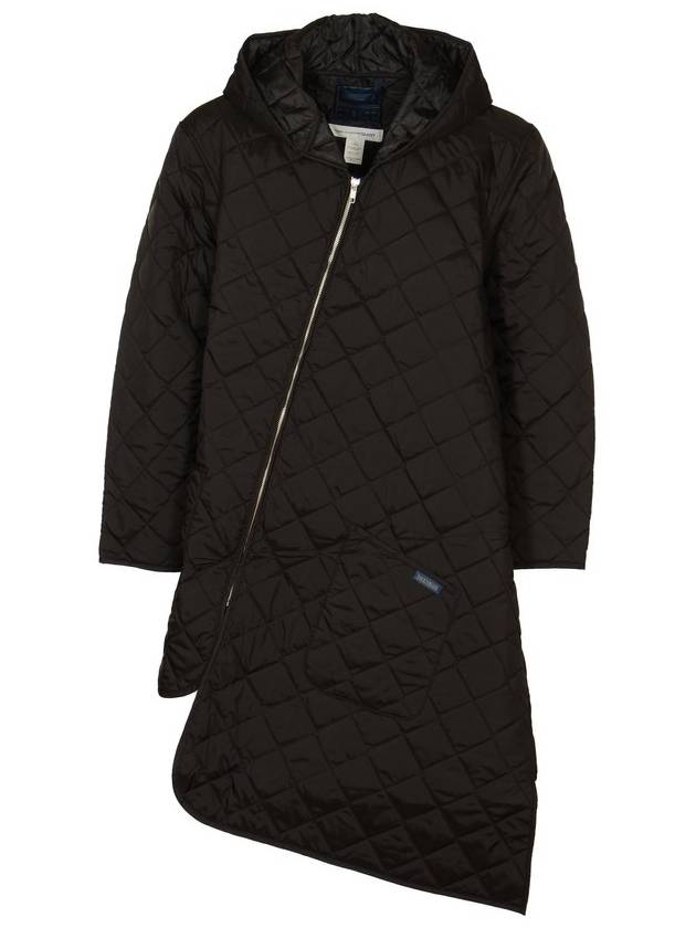 Comme des Garcons 셔츠 퀼팅 비대칭 파카