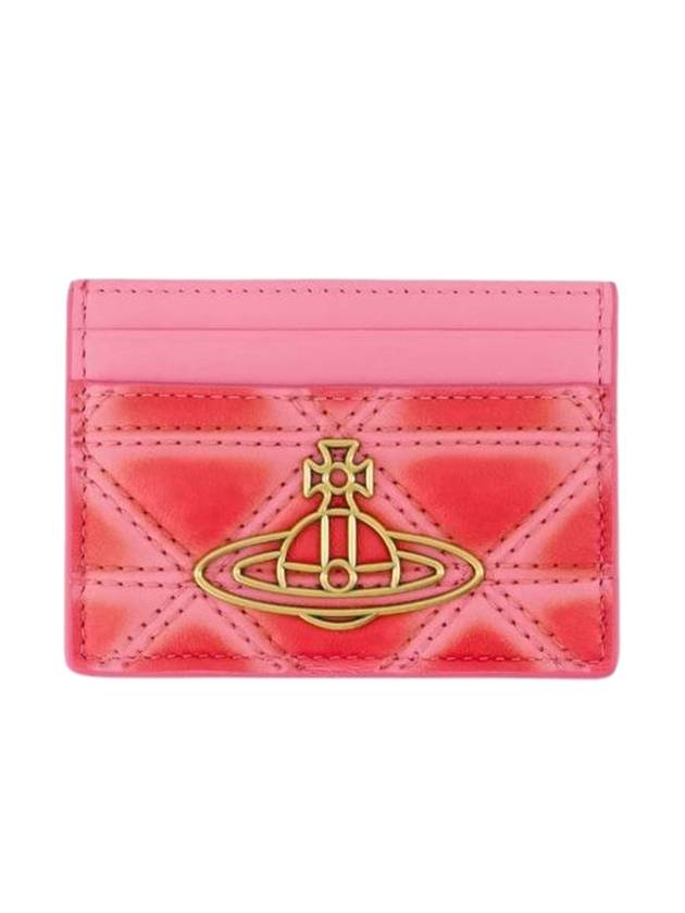 24FW 비비안웨스트우드 명함지갑 54030007W L008P G309 PINK RED pink