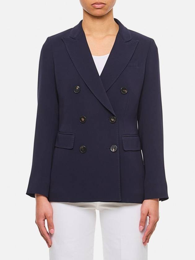 Alberto Biani Double-breasted Cady Blazer