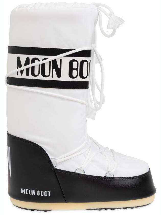 Moon Boot 아이콘 로고 프린트 레이스업 부츠