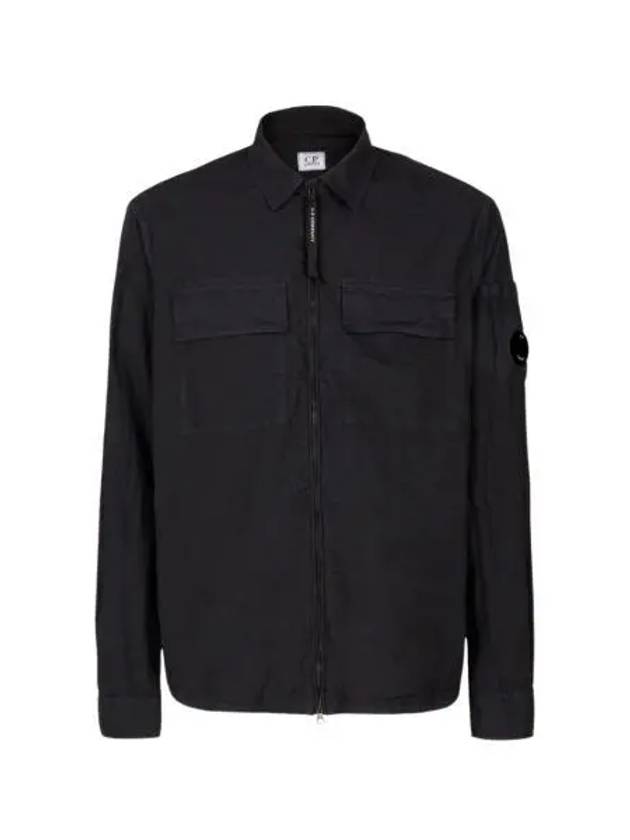 C.P. 컴퍼니 테일론 L 오버셔츠 블랙 22FW C.P. Company Taylon L Overshirt Black 22FW
