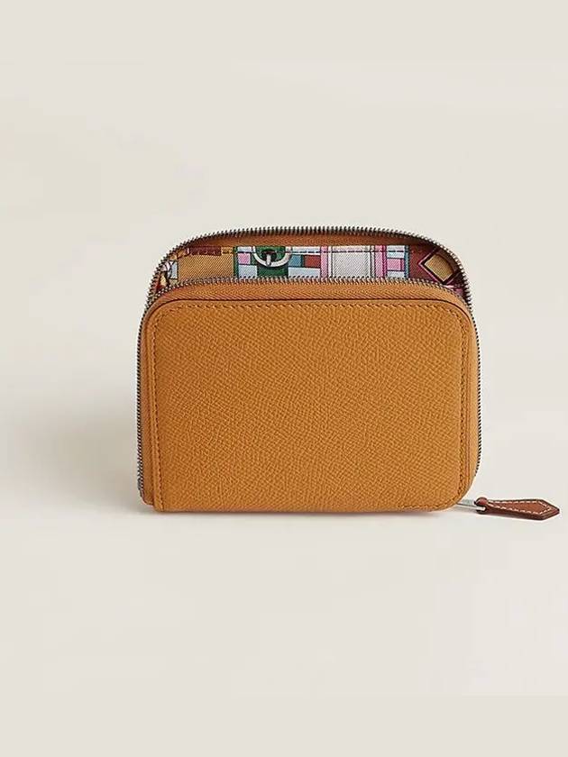 에르메스 실크인 컴팩트 반지갑 세잠 파프리카 로즈 팝 H067389CKAK