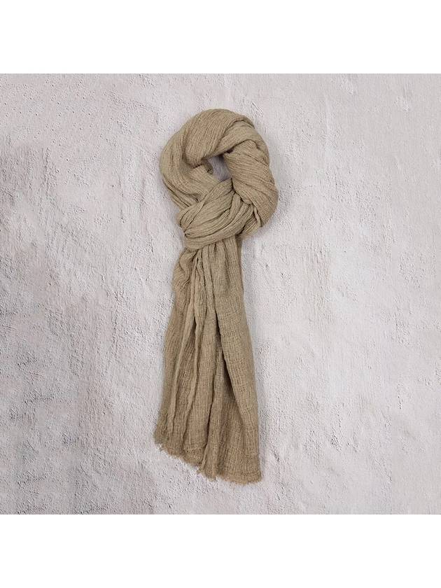 코튼 솔리드 워싱 머플러 AMU144