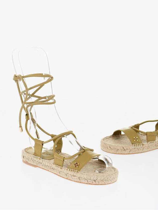 오프화이트 여성 샌들