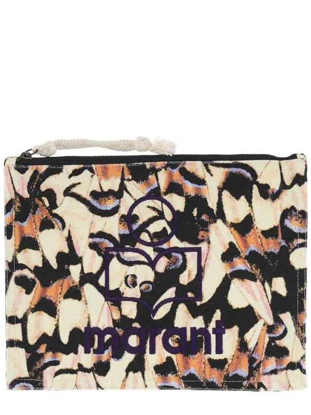 이자벨 마랑 네티아 로고 자수 파우치 PO0046FAC2X02M_90BE