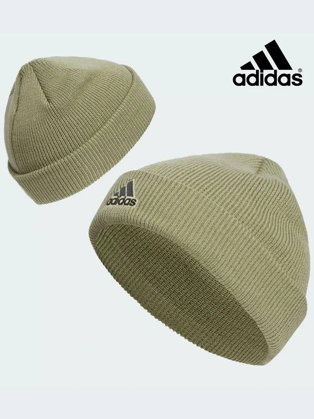 아디다스 모자 팀 트레이닝 폴드 비니 라임