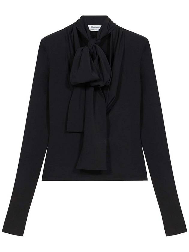 Blumarine Blusa In Jersey Crepe