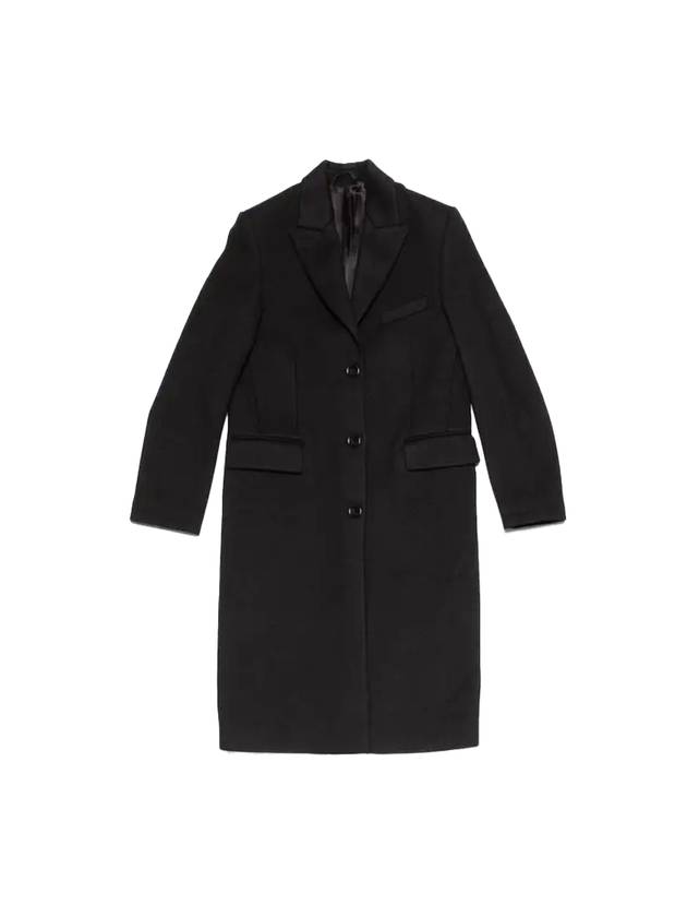 아크네스튜디오 여성 싱글 코트 블랙