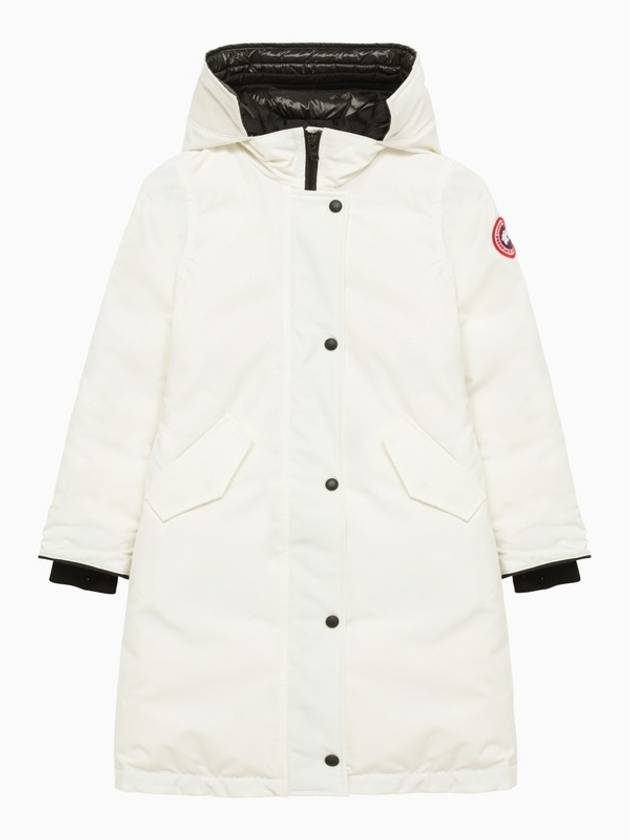 Canada Goose White Expedition nylon parka