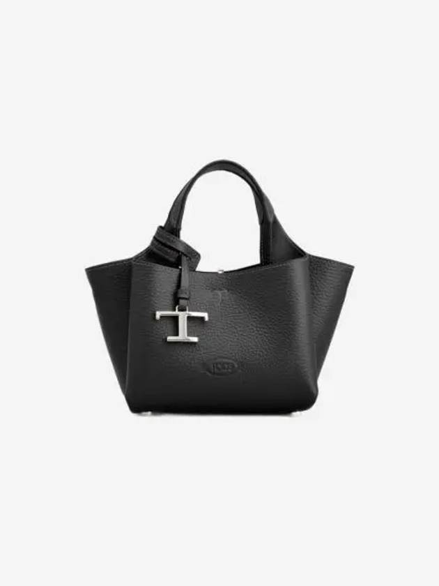 토즈 레더 마이크로 백 블랙 Tod's Bag in Leather Micro Black