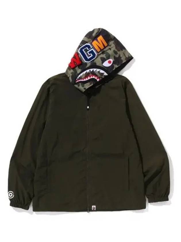 베이프 1ST 카모 샤크 후드 자켓 그린 88400253_143214496