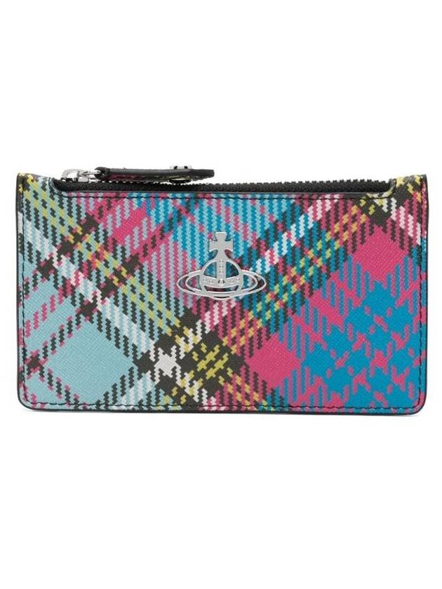 비비안 웨스트우드 바이오그린 사피아노 프린티드 카드 지갑