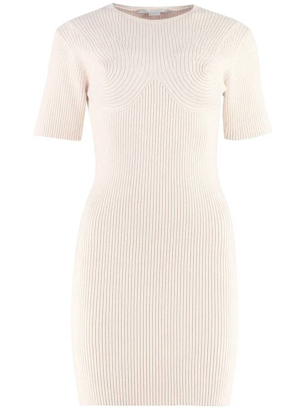 Stella McCartney 골지 니트 미니 드레스 602962S2245_9561