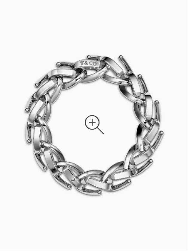 티파니앤코 티파니 포지 대형 링크 브레이슬릿 72548248