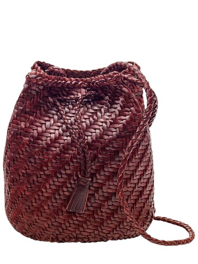 드래곤디퓨전 8838BORDO POMPOM SHAPE 2X JUMP DESIGN SHOULDER POUCH 15x18x13 cm 포함가