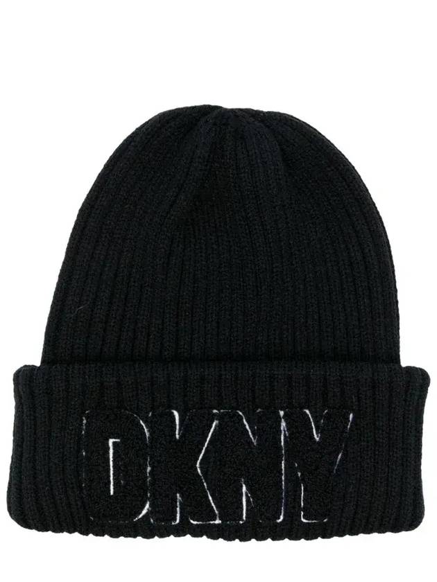 자수 로고가 있는 DKNY 비니 D51000K_09B