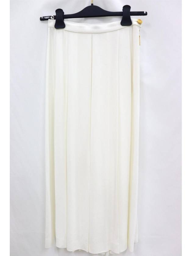 루이비통 화이트 금장 테니스 스커드 1AAA0P 34사이즈