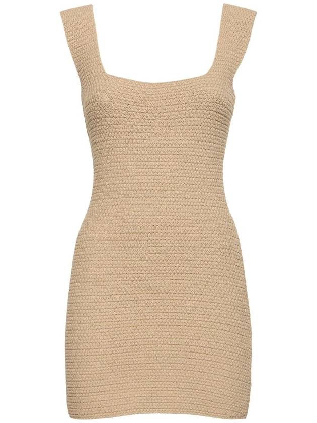 NB01 adaul 여성 원피스 Chunky knit cotton blend mini dress