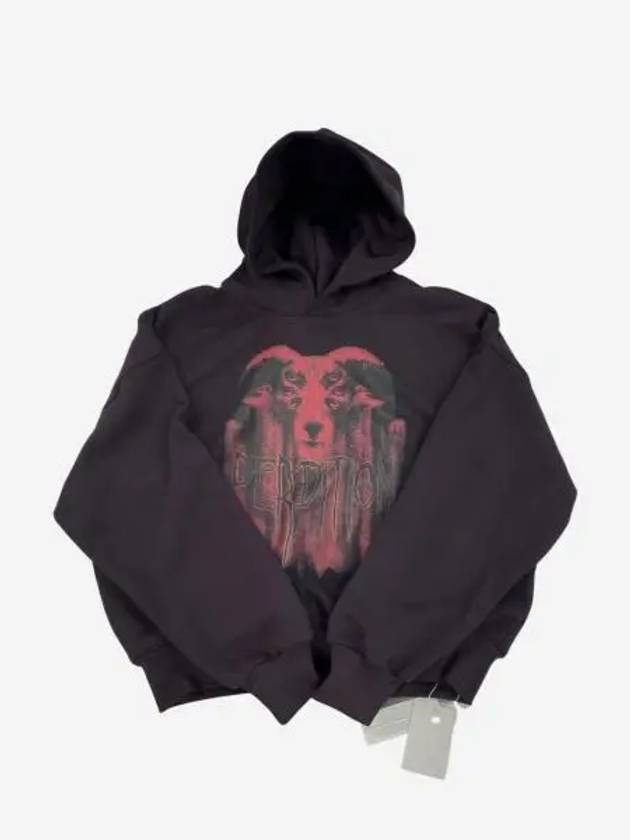 언더마이카 퍼디션 오글레베일 후드 옥스 블러드 22FW Undermycar Perdition Oglavaeil Hoodie Ox Blood 22FW