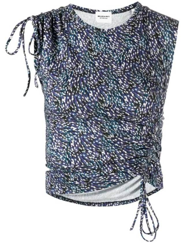 24SS 이자벨마랑에뚜왈 반팔 티셔츠 HT0317FA B1K02E 30BU BLUE