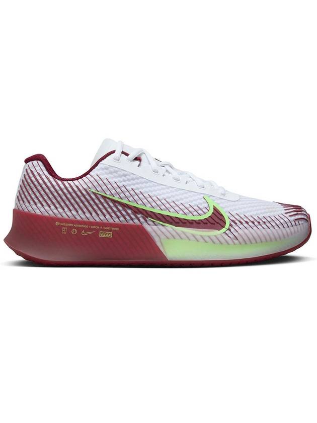 나이키 남성 에어 줌 베이퍼 11 하드 코트 테니스화 White Red