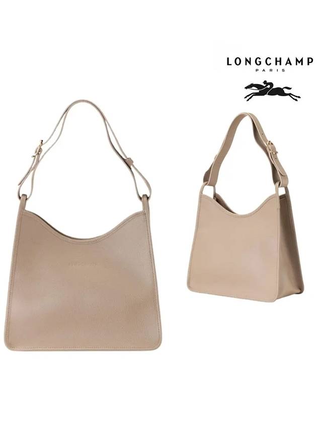 롱샴 르 플리아쥬 파울로네 호보백 가방 베이지
