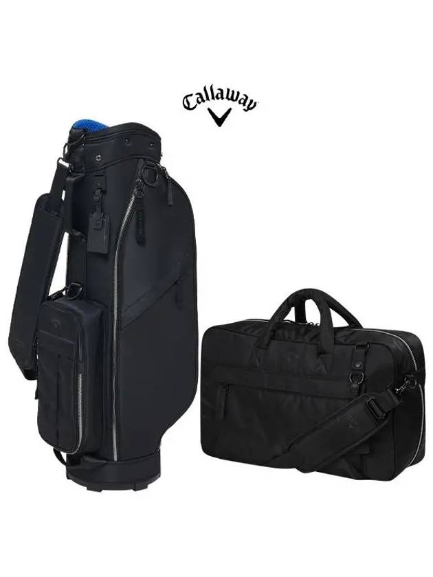 2024 BOMBER 붐버 캐디백 보스턴백 세트 블랙