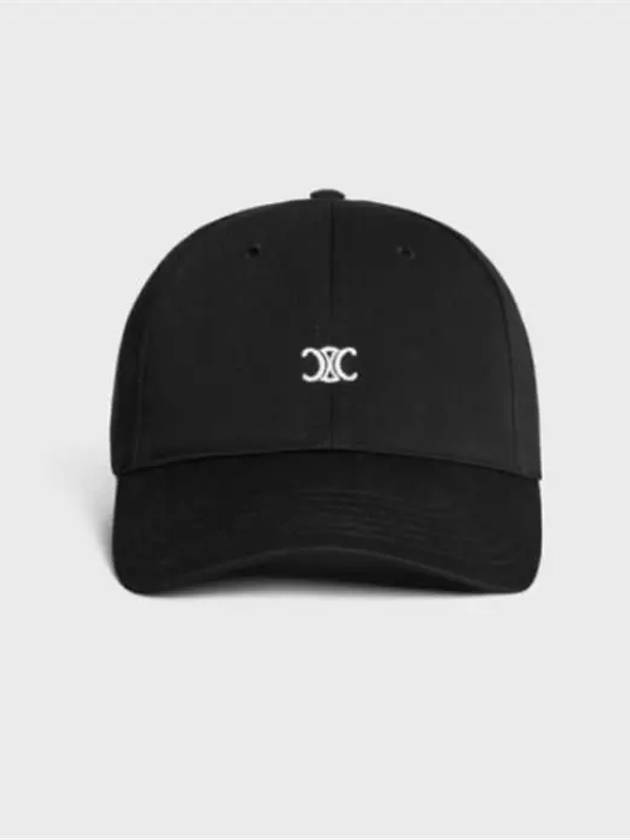 24FW 셀린느 남녀공용 미니 트리오페 베이스볼캡 AA01C234X38OW