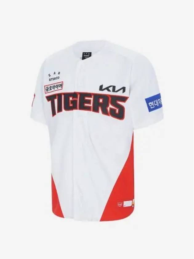 아이앱 스튜디오 x 기아 타이거즈 24 어센틱 홈 유니폼 논 마킹 버전 IAB Studio x KIA TIGERS 24 Authentic Home Uniform White Non Marking Ver.