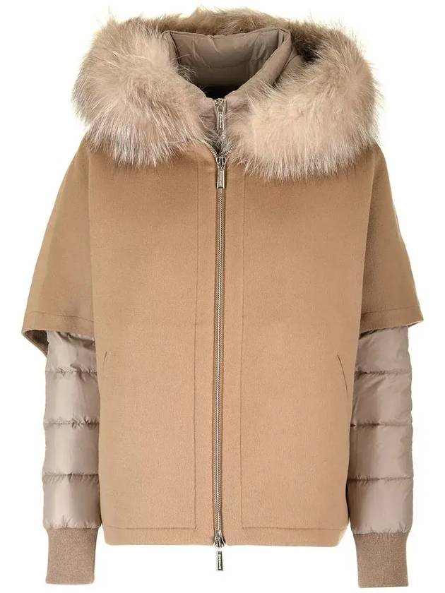 무어러 페가소 쿠르 지퍼업 후드 코트 MODGI300009_V0942