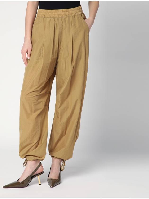 Philosophy Beige trousers in nylon blend