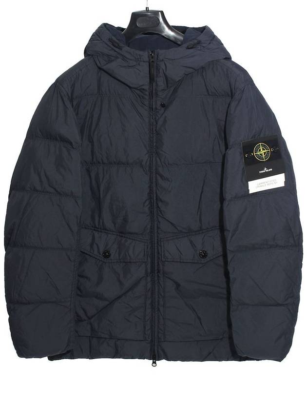25FW 스톤아일랜드 크링클랩스 후드 패딩 네이비 K2S154100011 S0A23 V0020