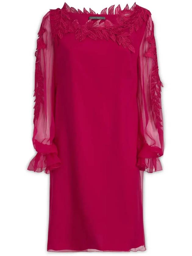 Alberta Ferretti 롱 슬리브 미니 드레스 04560114_A0218