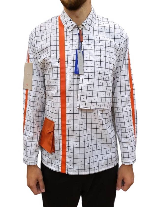 A-cold-wall 
Tech Grid Patched Jacket