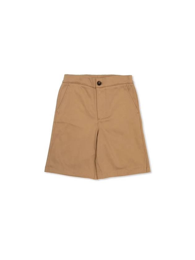 골든구스 로고 코튼 쇼츠 베이지