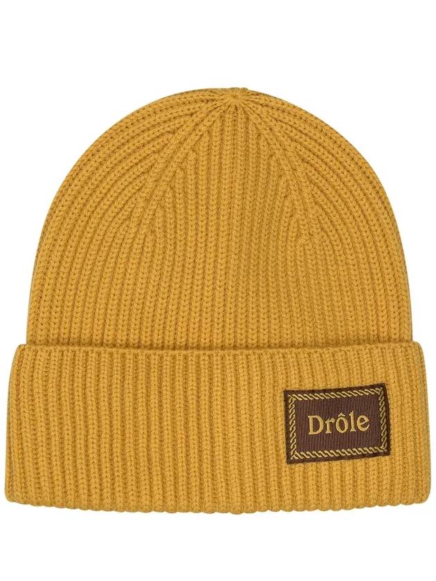 퍼니 미스터 로고 패치 턴업 밑단 비니 EBN104WO007_YL