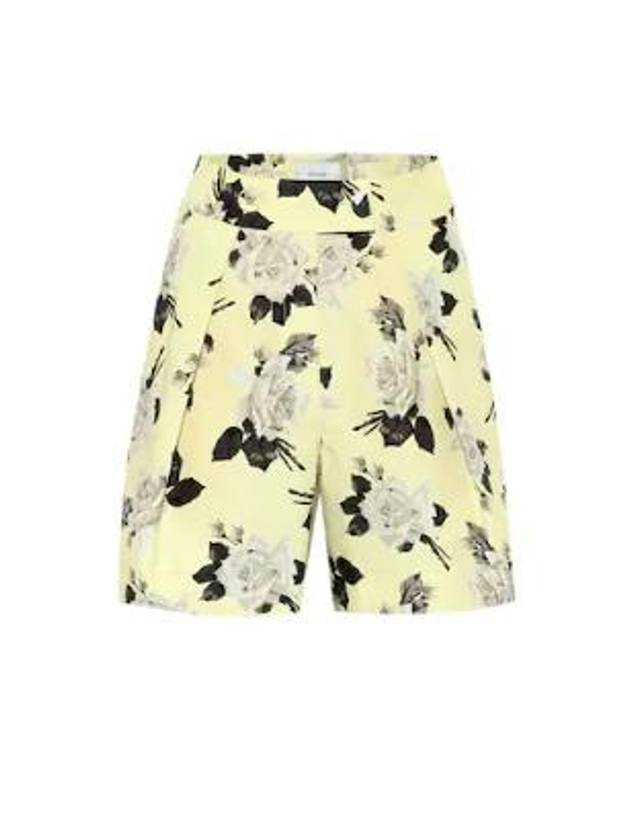 NB04 에르뎀 여성 숏팬츠 Howard high rise floral cotton shorts