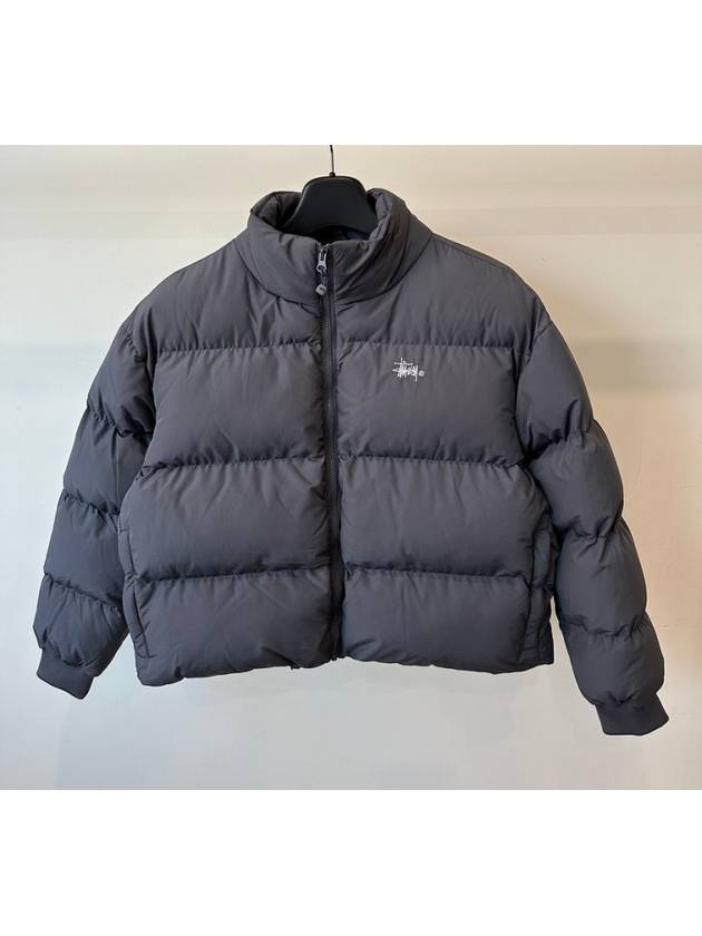 스투시 AU 호주 그래피티 푸퍼 자켓 ST1L0514 차콜 WOMENS