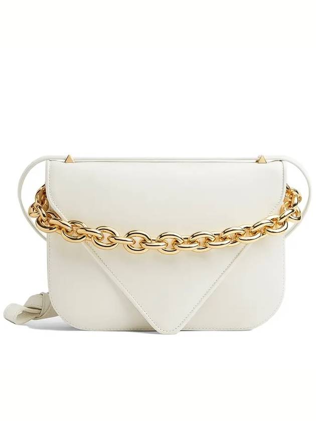 보테가베네타 22SS 체인 숄더 백 화이트 667398 V12M0