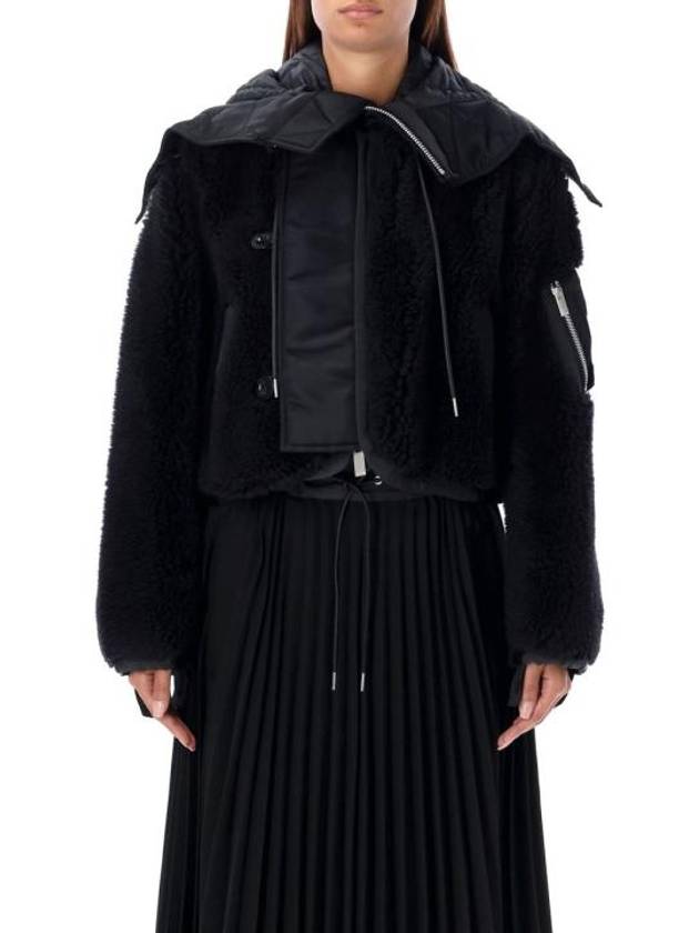 24FW 사카이 아우터 24A2407459 001 Black