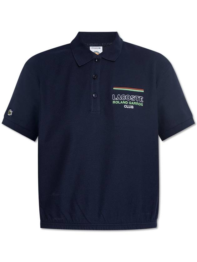 Lacoste Polo With Logo  Women's  Navy Blue